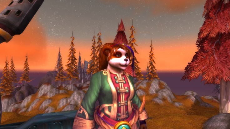 My super cute Pandaren Priest. =)